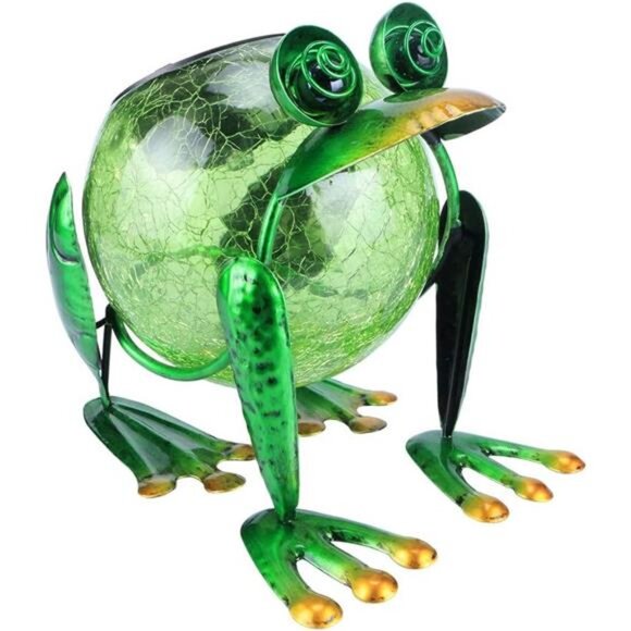 Solar Garden Lantern Waterproof LED Frog Solar Lights Outdoor Decorative lamp - Picture 1 of 8